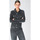 Vêtements Femme Combinaisons / Salopettes Le Temps des Cerises Combinaison à fermeture asymétrique cosa en jeans noir délavé Noir