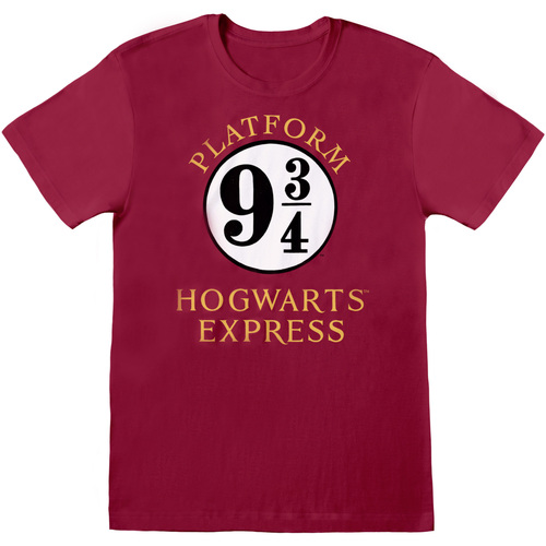 Vêtements T-shirts manches longues Harry Potter  Rouge