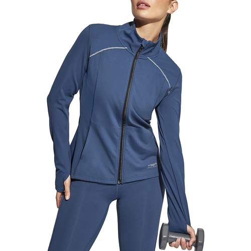 Vêtements Femme Vestes de survêtement Selmark Veste sport zippée manches longues Tech ST4 Bleu