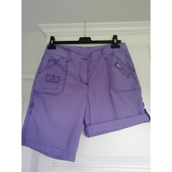 Sans marque Bermuda ou short violet Violet - Vêtements Shorts / Bermudas  Femme 10,00 €