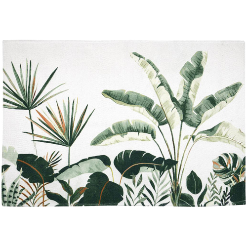 Bougies / diffuseurs Tapis Stof Tapis topiary en coton 60 x 90 cm Blanc