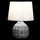 Maison & Déco Ados 12-16 ans Lampe en grès anthracite et blanc 26 cm Gris