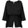 Vêtements Femme Tops / Blouses Wendy Trendy Top 110809 - Black Noir
