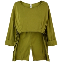 Vêtements Femme Tops / Blouses Wendy Trendy Top 110809 - Olive Vert