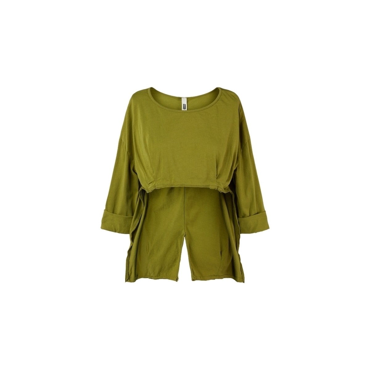 Vêtements Femme Tops / Blouses Wendy Trendy Top 110809 - Olive Vert