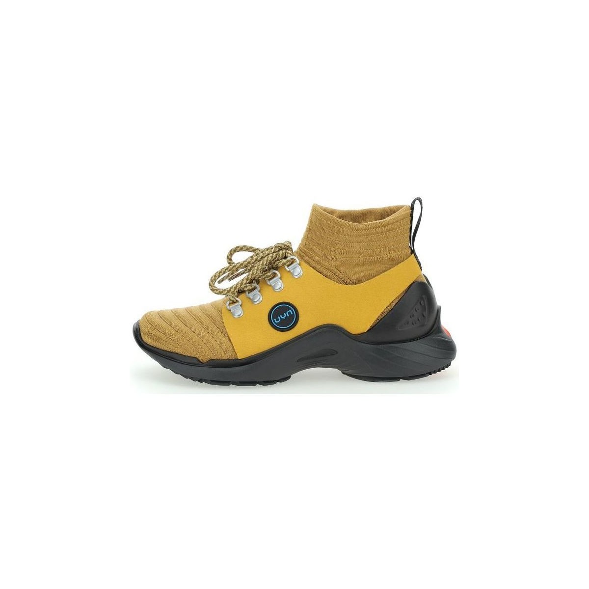 Chaussures Homme Multisport Uyn HIMALAYA 6000 BOOT MID BLACK SOLE Jaune