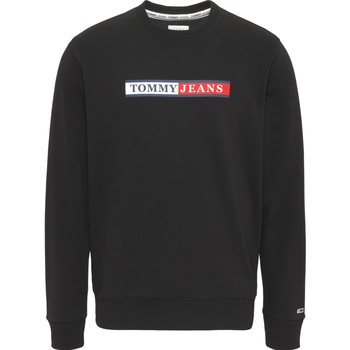 Vêtements Homme Sweats Tommy Jeans Reg Essential Graphic Crew Sweater Noir