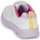 Chaussures Fille Baskets basses Geox J ARIL GIRL D Blanc / Rose