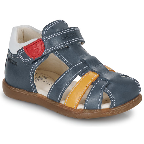 Geox B SANDAL MACCHIA BOY Bleu / Jaune - Livraison Gratuite | Spartoo ! -  Chaussures Sandale Enfant 46,30 €