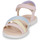 Chaussures Fille Sandales et Nu-pieds Geox J SANDAL KARLY GIRL Rose / Bleu