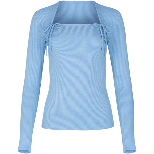 Vêtements Femme Livraison gratuite* et Retour offert Lisca Top manches longues encolure réglable Kenza Bleu