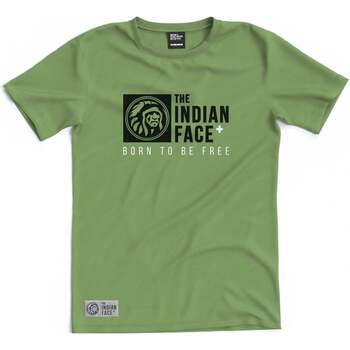 Vêtements T-shirts manches courtes The Indian Face Born to be Free Vert