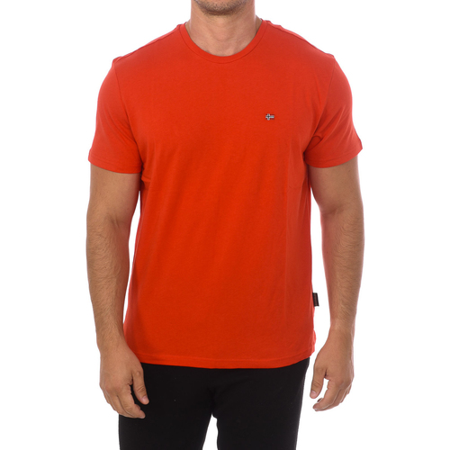 Vêtements Homme T-shirts manches courtes Napapijri NP0A4FRP-RR9 Rouge