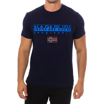 Vêtements Homme T-shirts manches courtes Napapijri NP0A4GDQ-176 Marine