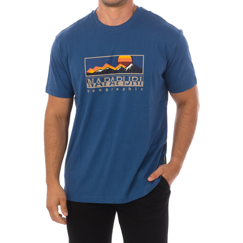 Vêtements Homme T-shirts manches courtes Napapijri NP0A4GM4-BS5 Bleu