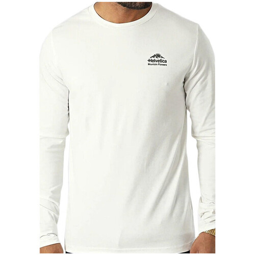Vêtements Homme T-shirts & Polos Helvetica à manches longues  Jazz Blanc