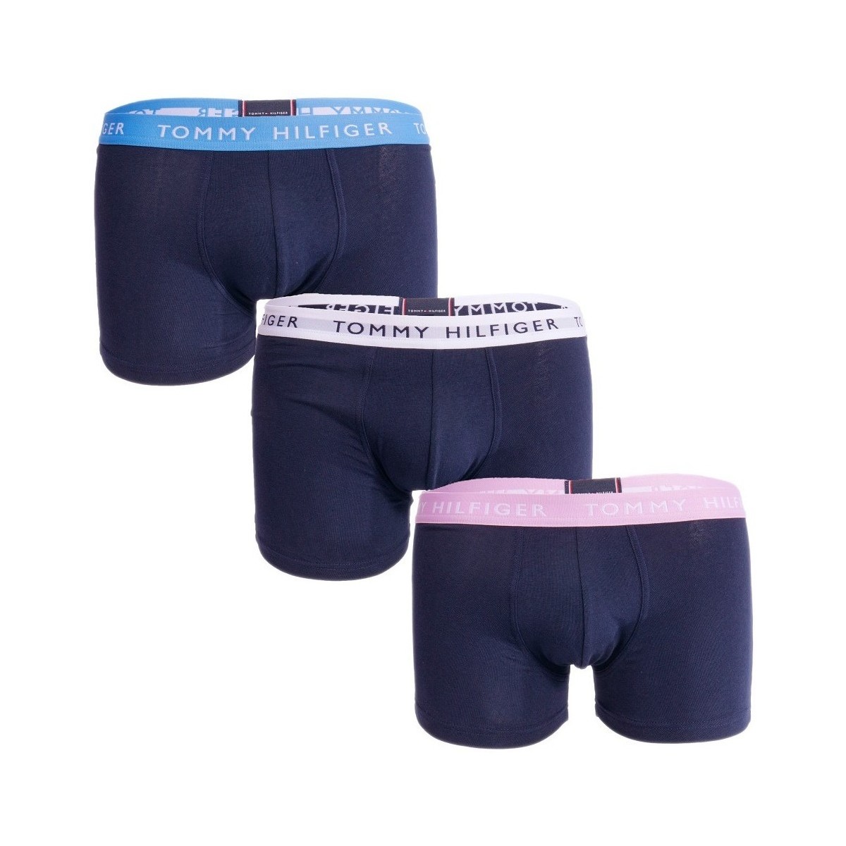 Sous-vêtements Homme Boxers Tommy Jeans Pack x3 unlimited logo Bleu
