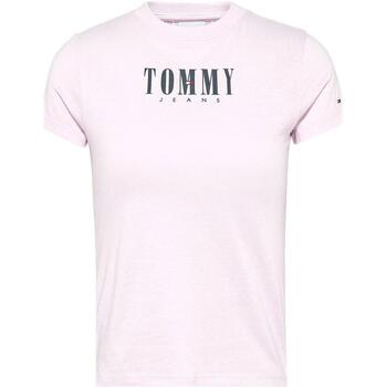 Vêtements Femme T-shirts & Polos Tommy Jeans  Rose