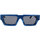 Montres & Bijoux Lunettes de soleil Leziff Occhiali da Sole  Miami M4939 C07 Marmo Blu Bleu
