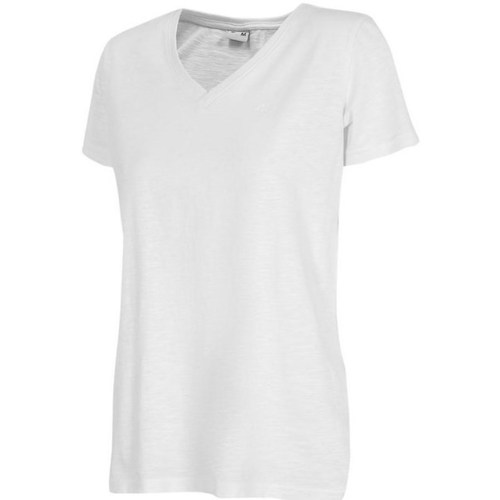 Vêtements Femme T-shirts manches courtes 4F TSD352 Blanc