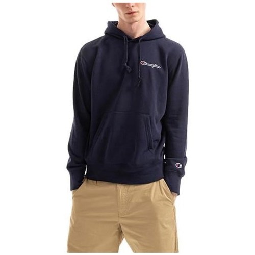 Champion Hooded Sweatshirt Marine - Vêtements Sweats Homme 87,92 €