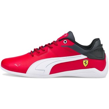 Chaussures Homme Baskets basses Puma Ferrari Drift Cat Delta Rouge, Blanc