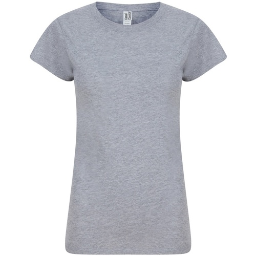 Vêtements Femme T-shirts manches longues Casual Classics AB520 Gris
