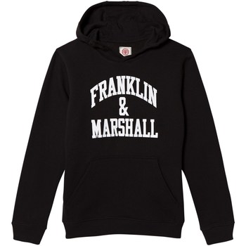 Vêtements Garçon Sweats Franklin & Marshall FRANKLIN M Hoodie Black 