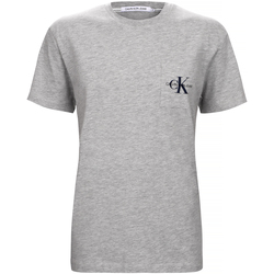 Vêtements Homme T-shirts & Polos Calvin Klein Jeans T-shirt CK monogram gris 
