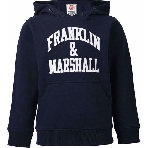 Vêtements Garçon Sweats Franklin & Marshall FRANKLIN M Hoodie rust Navy 