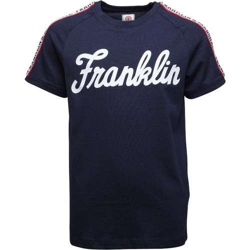 Vêtements Garçon T-shirts & Polos Tonal Shiny Logo Sweatshirt Teens FRANKLIN M Taped Tee N 