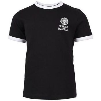 Vêtements Garçon T-shirts & Polos Plaids / jetés Franklin M t-shirt noir 
