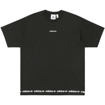 Vêtements Homme Another Influence revere animal print short sleeve shirt in black adidas Originals  Noir
