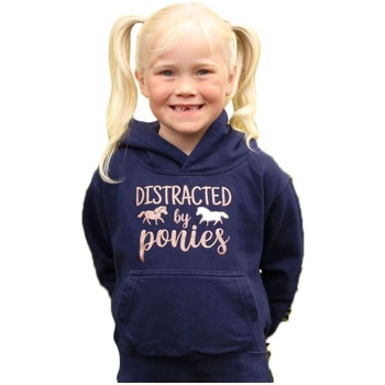 Vêtements Fille Sweats British Country Collection Distracted by Ponies Rouge