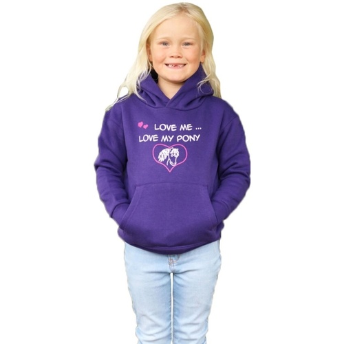 Vêtements Enfant Sweats British Country Collection Love Me Love My Pony Violet