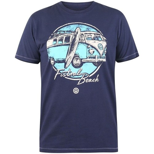 Vêtements Homme T-shirts manches longues Duke DC402 Bleu