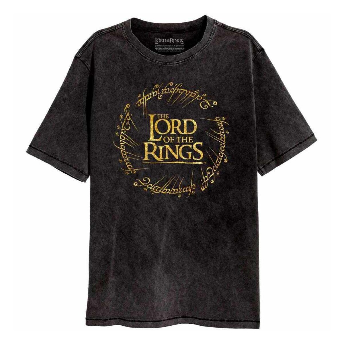 Vêtements T-shirts manches longues Lord Of The Rings HE795 Noir