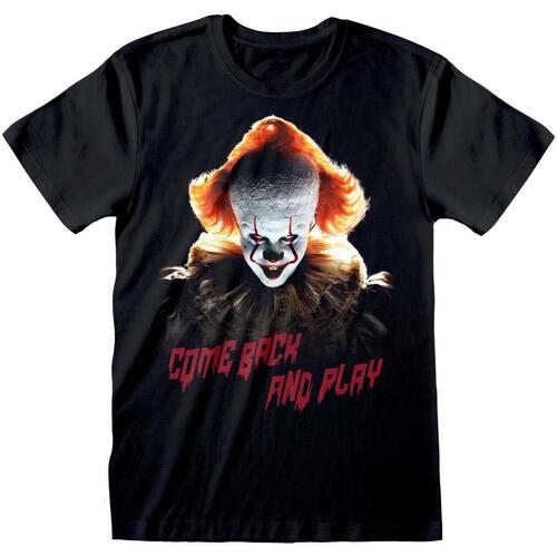 Vêtements T-shirts manches longues It Chapter Two Come Back And Play Noir