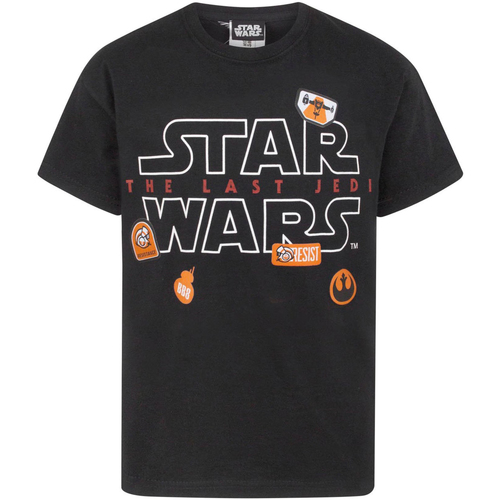 Vêtements Garçon T-shirts manches longues Star Wars: The Last Jedi NS6771 Noir