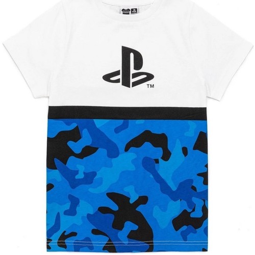 Vêtements Garçon T-shirts manches longues Playstation NS6815 Noir
