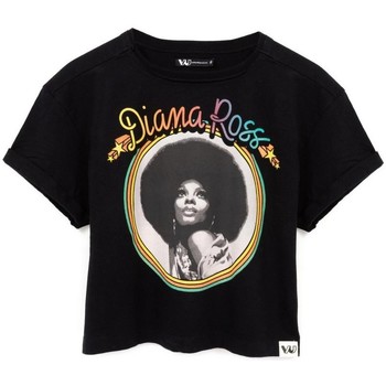 Vêtements Femme T-shirts manches longues Diana Ross  Noir