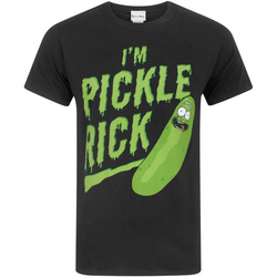 Vêtements Homme T-shirts manches courtes Rick And Morty I’m Pickle Rick Noir