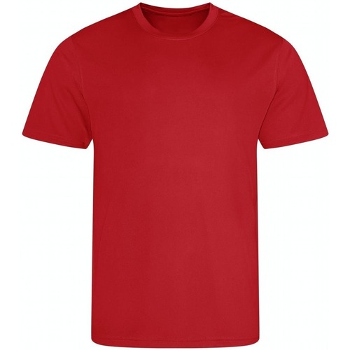 Vêtements T-shirts manches longues Awdis Cool PC4718 Rouge