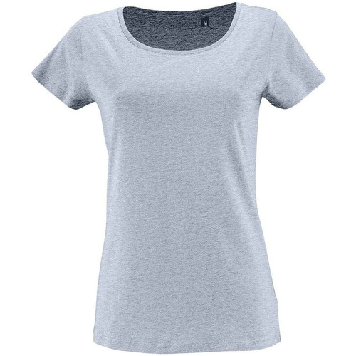 Vêtements Femme T-shirts manches longues Sols Milo Bleu
