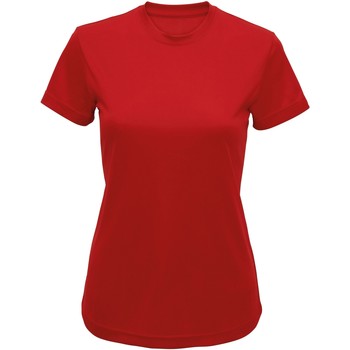 Vêtements Femme T-shirts manches longues Tridri  Rouge