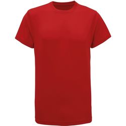 Vêtements Homme T-shirts manches longues Tridri Performance Rouge