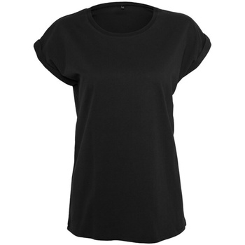 Vêtements Femme T-shirts manches longues Build Your Brand BY138 Noir