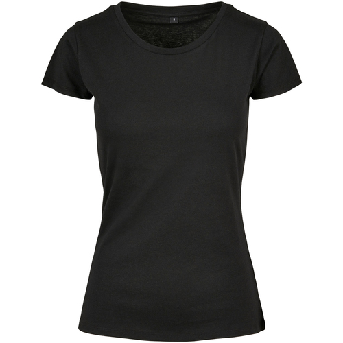 Vêtements Femme T-shirts manches longues Build Your Brand BB012 Noir