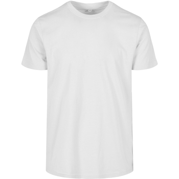Vêtements Homme T-shirts manches longues Build Your Brand BB010 Blanc