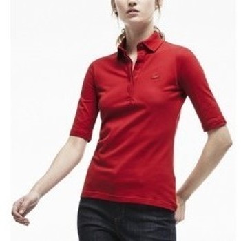 Vêtements Femme T-shirts & Polos Lacoste Polo  Femme rouge 